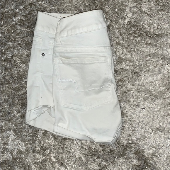 American Eagle Midi Shorts White - Picture 2 of 4
